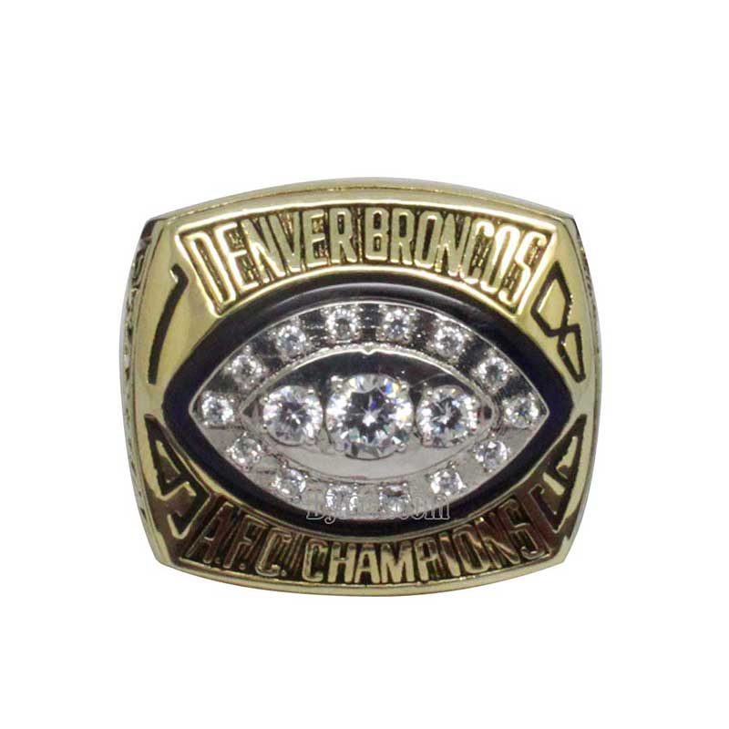 broncos afc championship rings