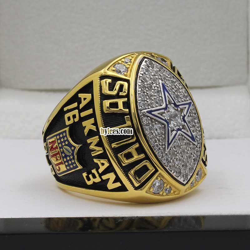 troy aikman super bowl rings ( This is the 1st super bowl champions he got, and he was the MVP in the season of super bowl XXVII)