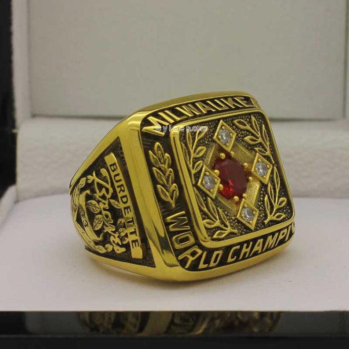 1957 Milwaukee Braves World Series Championship Ring Best