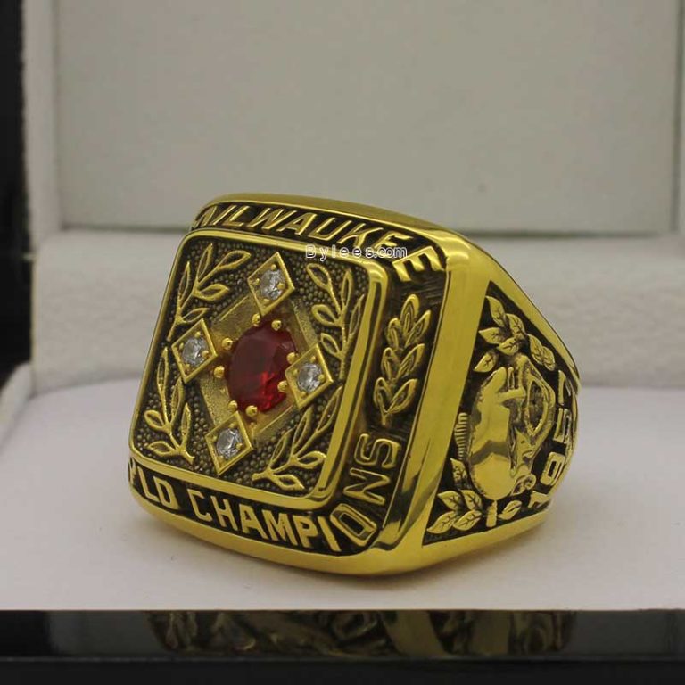 1957 Milwaukee Braves World Series Championship Ring Best