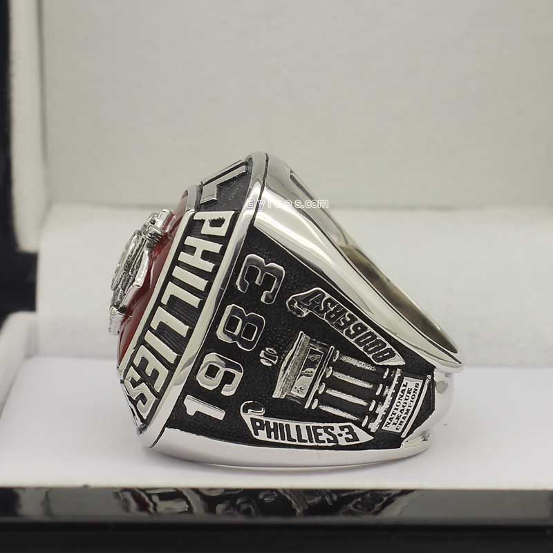 Left side view of 1983 Al Championship Rings
