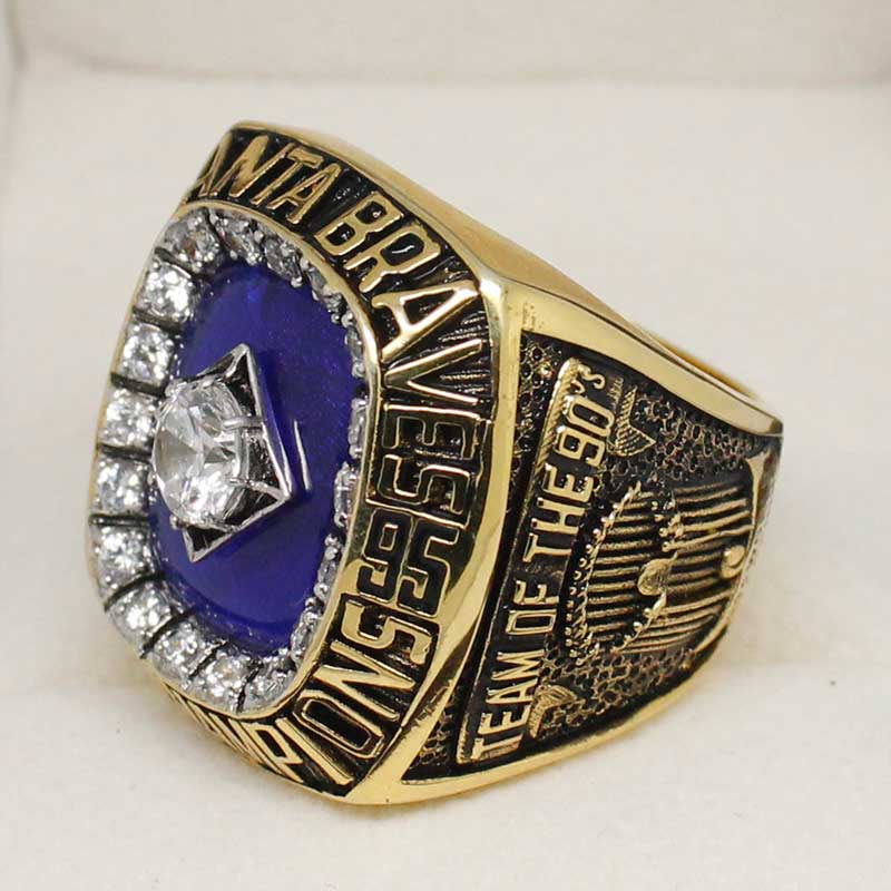 1995 Atlanta Braves World Series Champion Ring W Box, Glavine US🇺🇸 SHIP