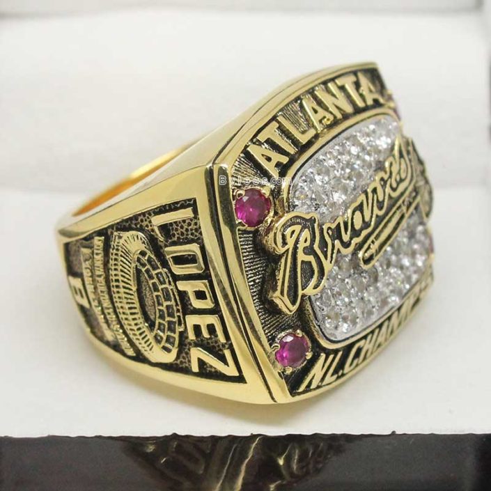 1996 Atlanta Braves National League Championship Ring – Best ...