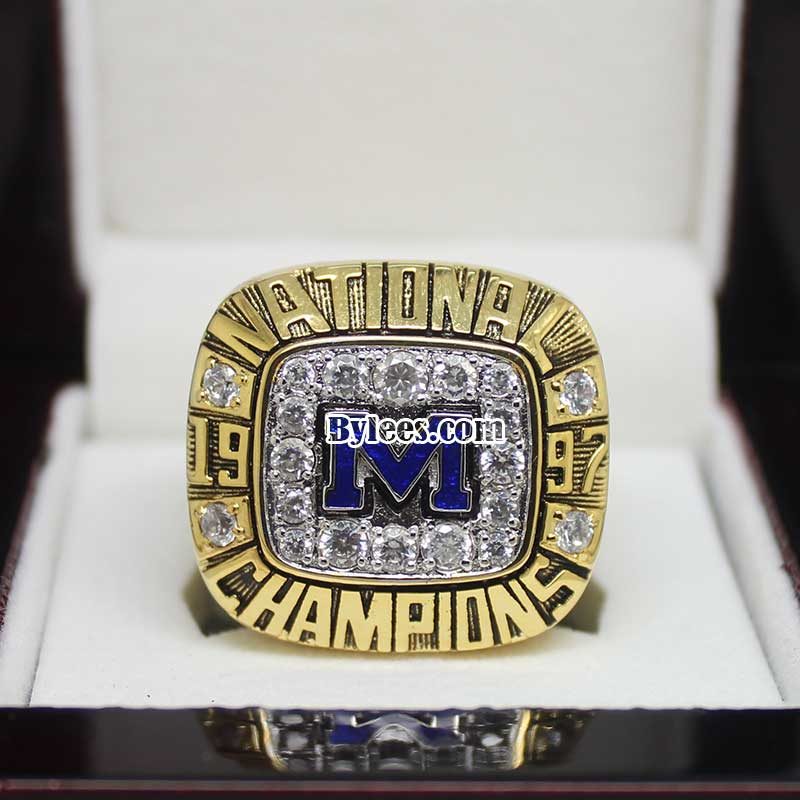 1997 Michigan National Championship Ring