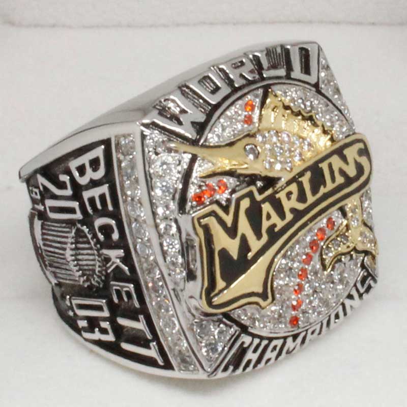 2003 Florida Marlins World Series Championship Ring Best Championship