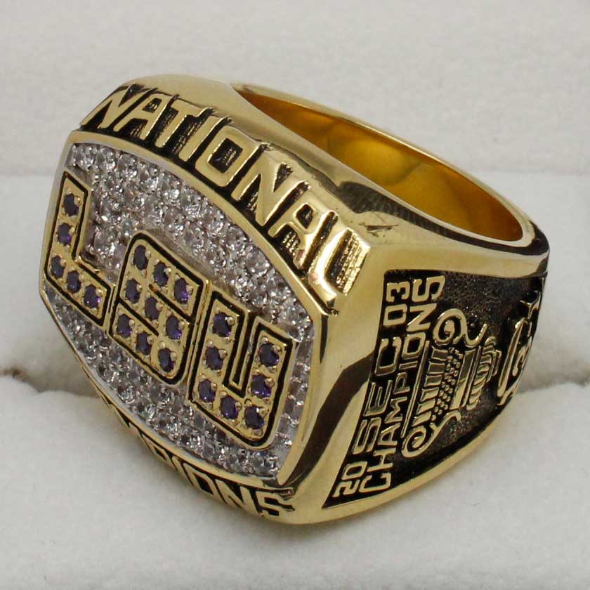 2003 LSU Tigers National Championship Ring Best Championship Rings