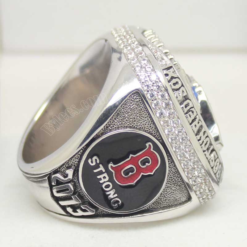 2013 Red Sox World Series Silver Championship Ring W Box, 🇺🇸 SHIP