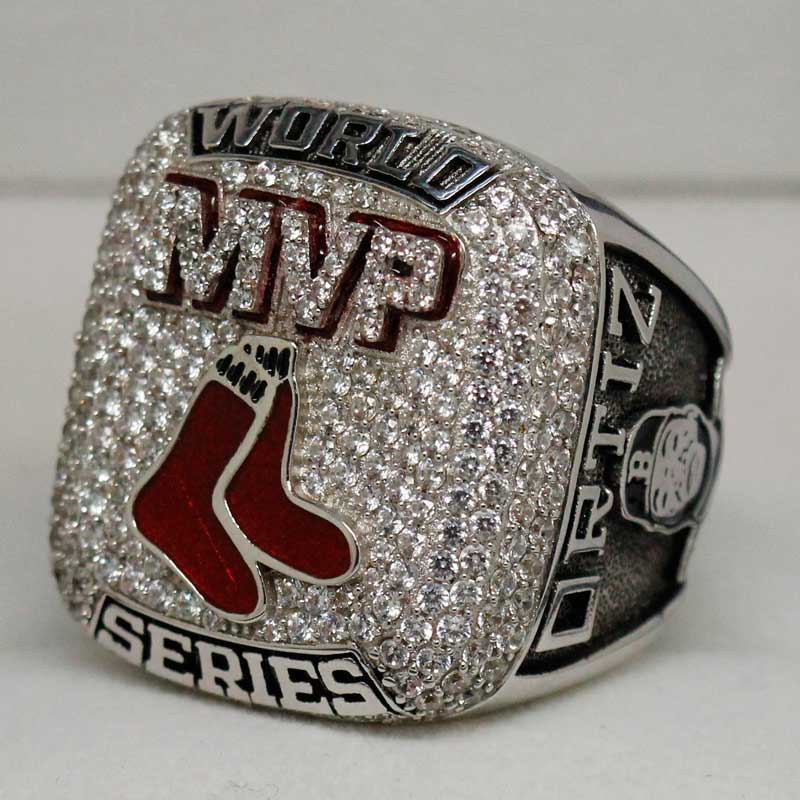 2013 Red Sox World Series Silver Championship Ring W Box, 🇺🇸 SHIP