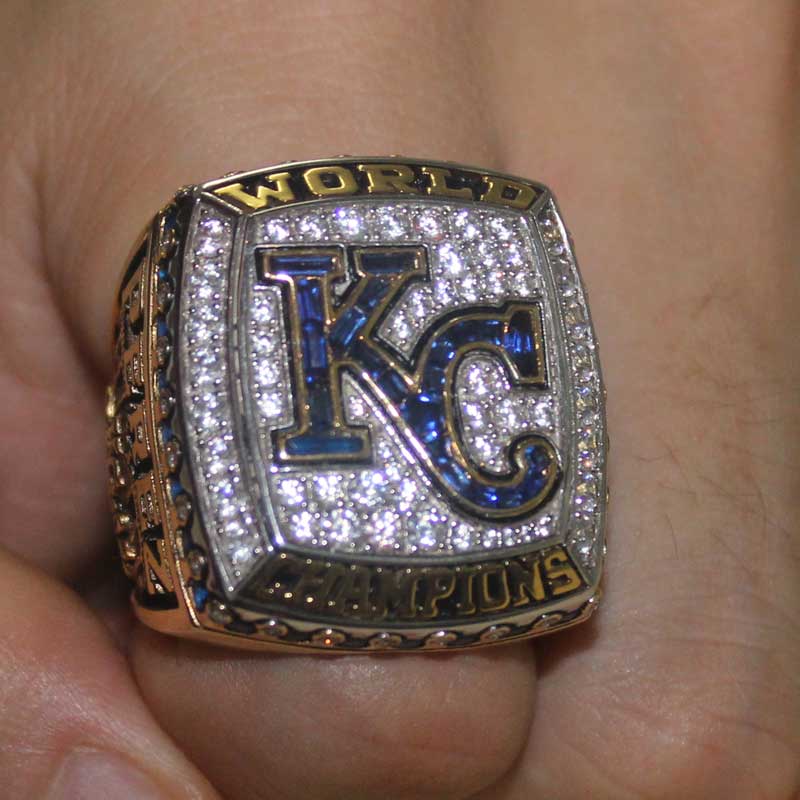 4 Pcs Collectors Rings Kansas City Royals World Series Championship Rings  set