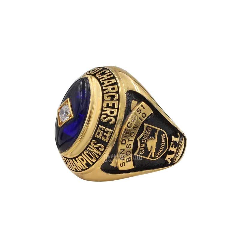 San Diego Chargers 1963 Football world championship ring