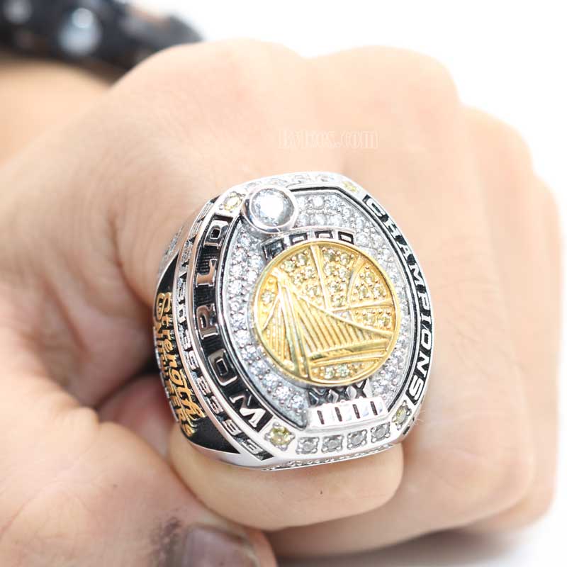 2017 Golden State Warriors Basketball World Championship FAN Ring, Custom Champions  Ring