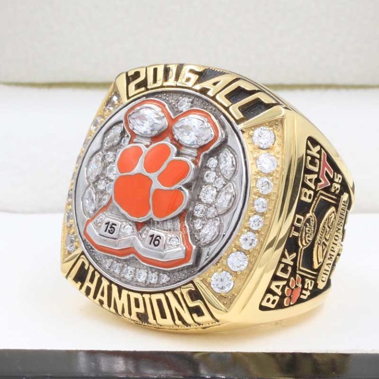 2016 Clemson Tigers ACC Championship Ring – Best Championship Rings ...