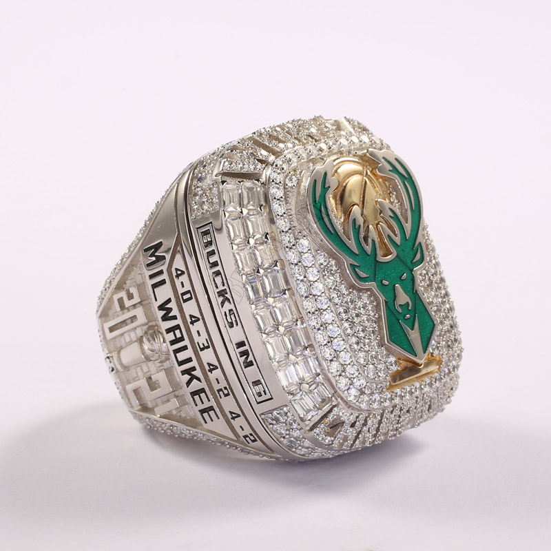 Milwaukee Bucks NBA championship Ring Giannis Antetokounmpo 2021